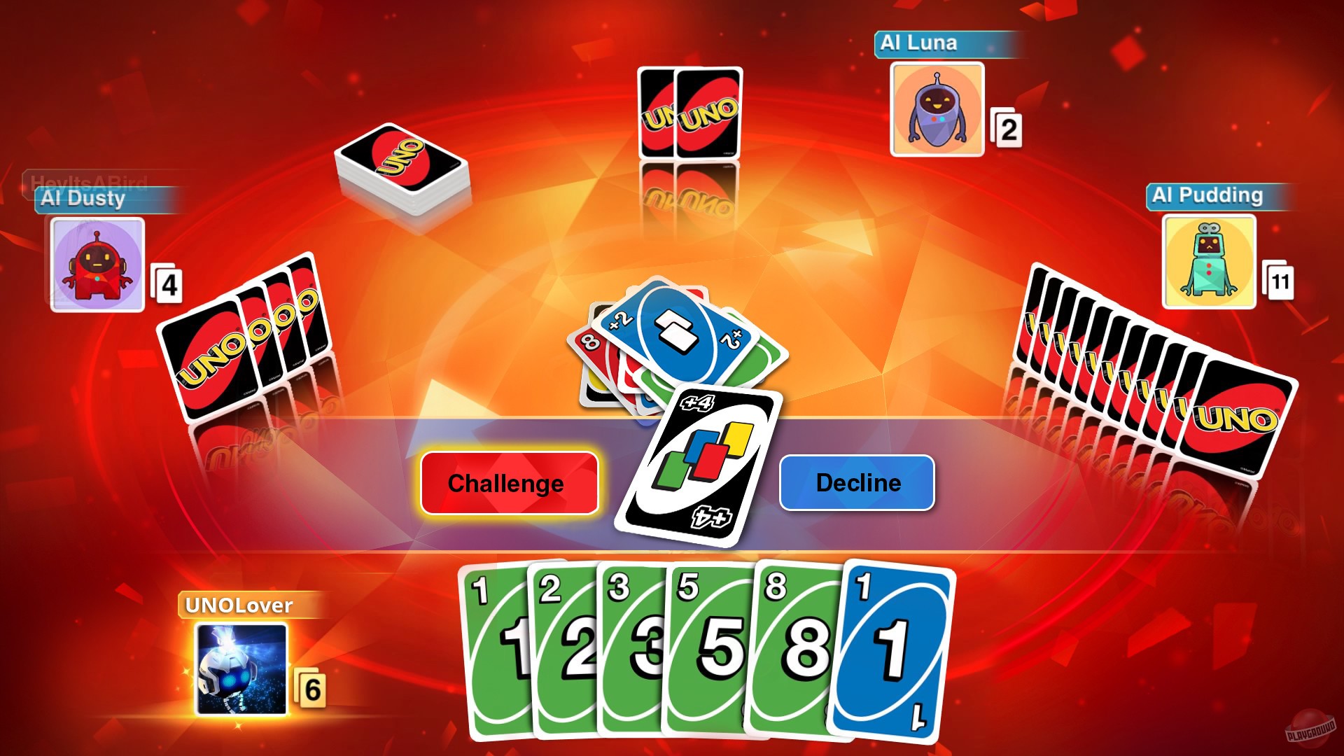 Скриншот из игры UNO - 6