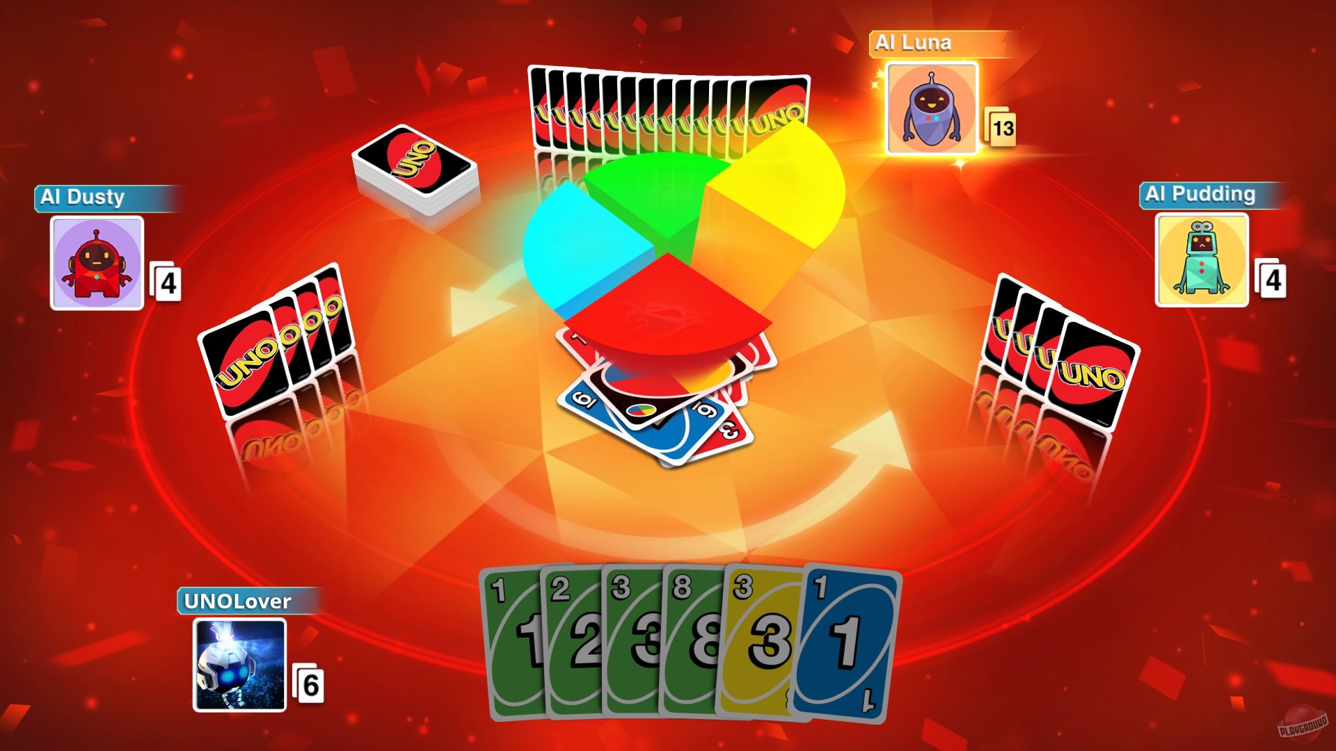 Скриншот из игры UNO - 2