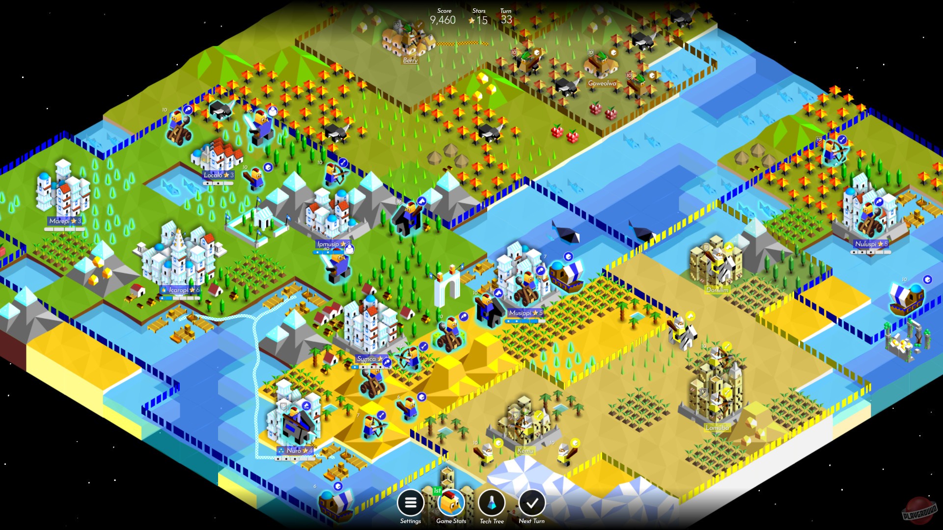 Скриншот из игры The Battle of Polytopia - 44