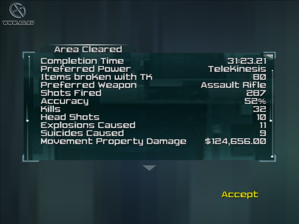 Скриншот из игры Psi-Ops: The Mindgate Conspiracy - 52