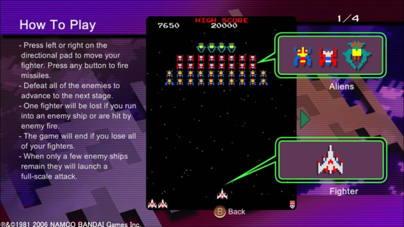 Скриншот из игры Galaga - 61