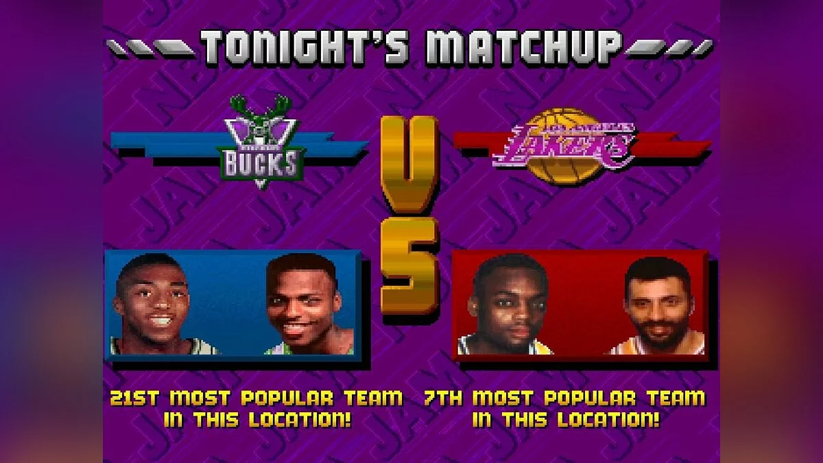 Скриншот из игры NBA Jam Tournament Edition - 5
