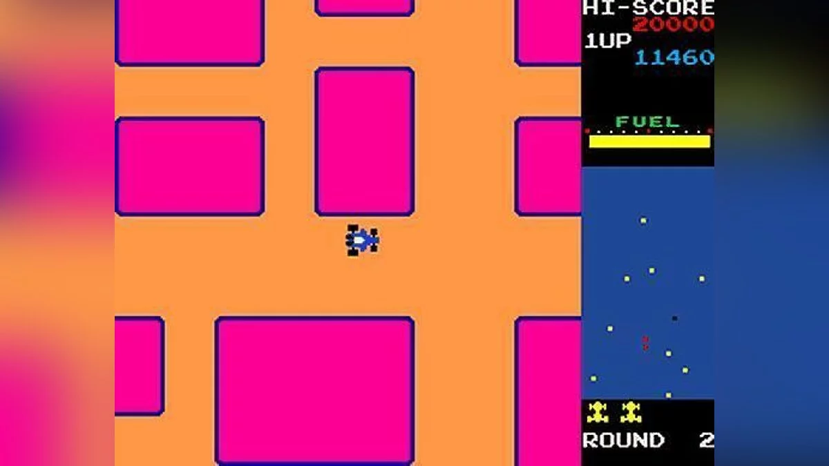 Скриншот из игры NEW RALLY-X - 5