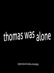 Обложка игры Thomas Was Alone