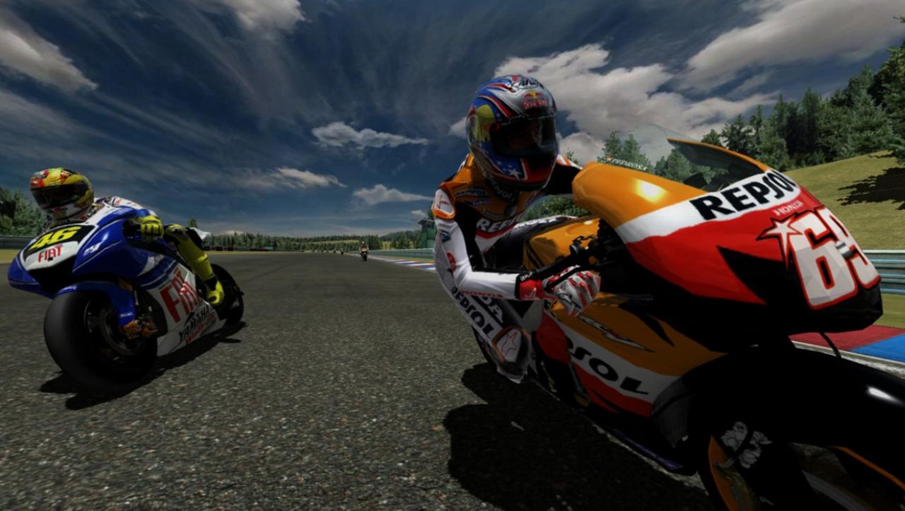 Скриншот из игры MotoGP '08 - 1