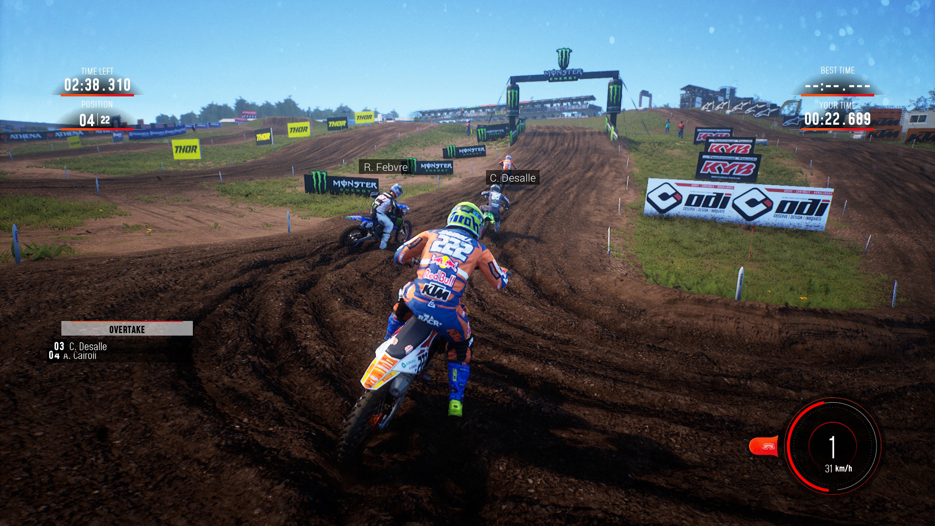 Скриншот из игры MXGP 2019 - The Official Motocross Videogame - 1
