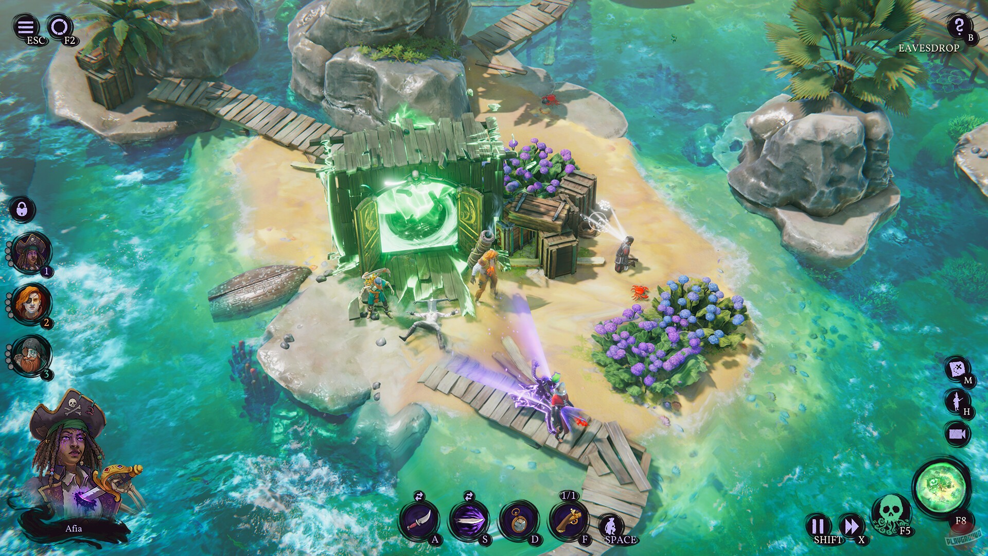 Скриншот из игры Shadow Gambit: The Cursed Crew - 15