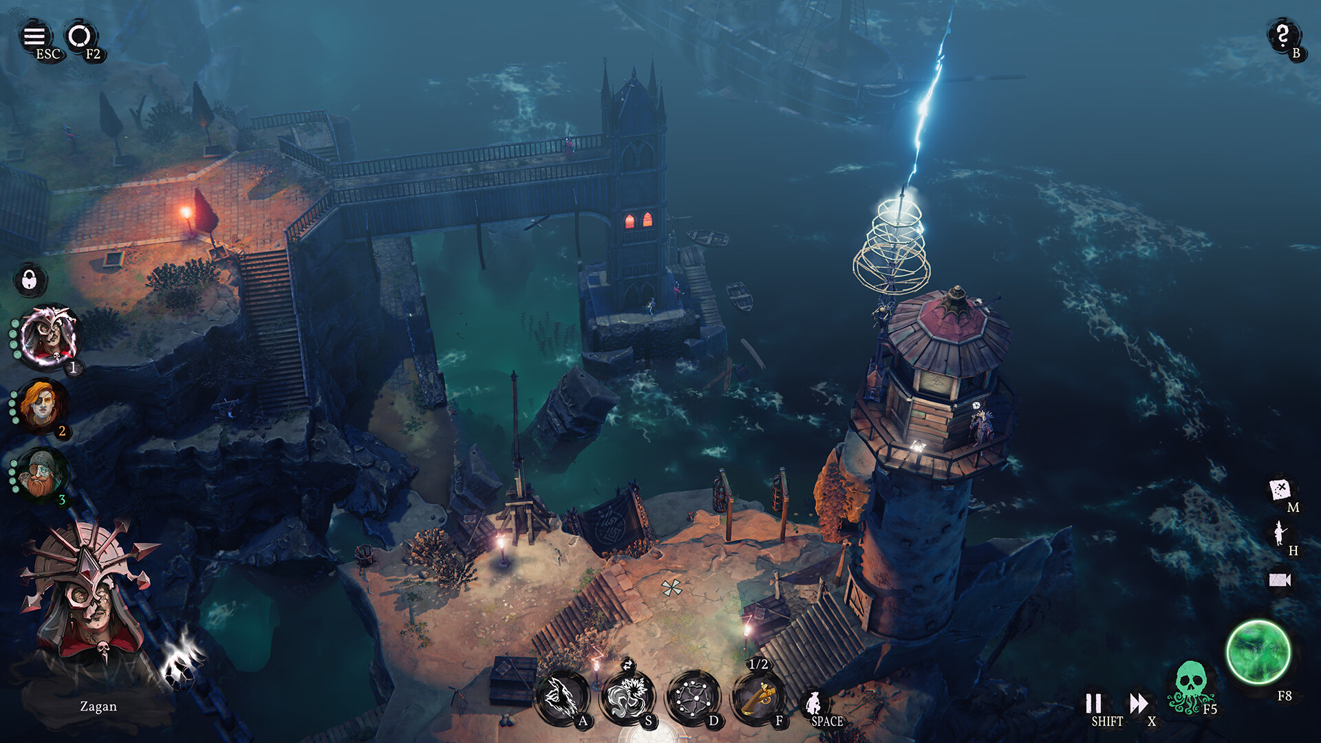 Скриншот из игры Shadow Gambit: Zagan's Ritual - 1