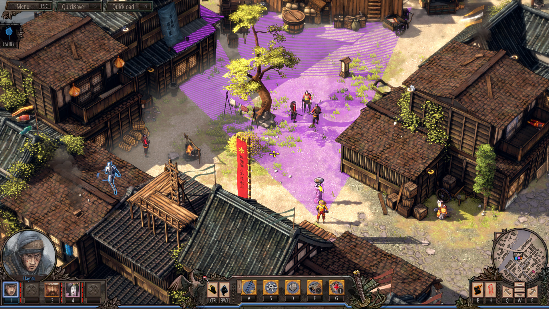 Скриншот из игры Shadow Tactics: Blades of the Shogun - Aiko's Choice - 18