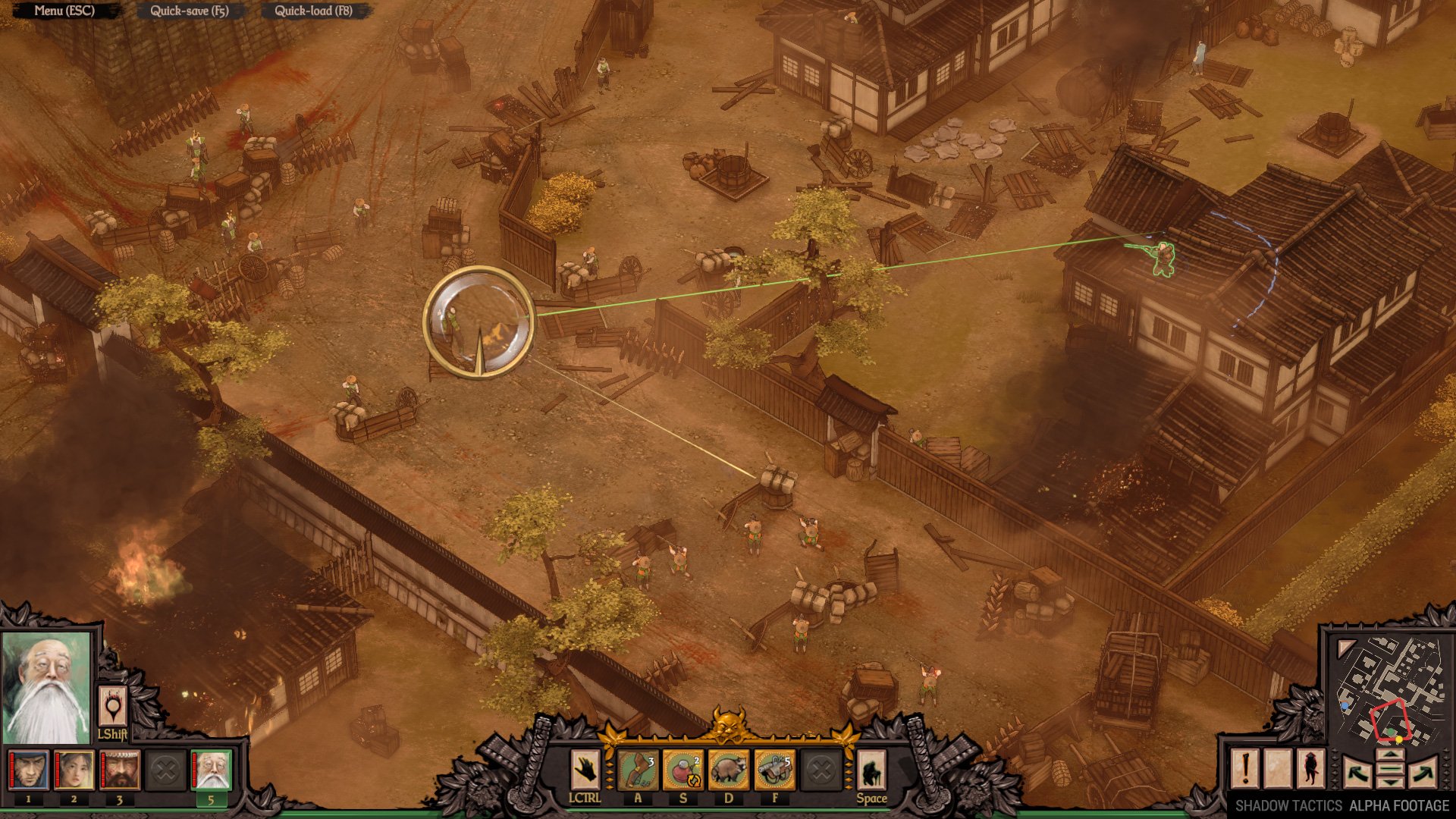 Скриншот из игры Shadow Tactics: Blades of the Shogun - 6