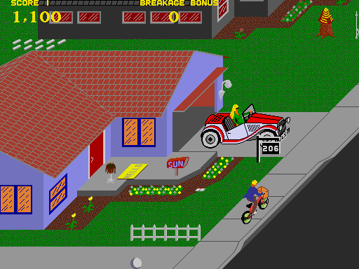 Скриншот из игры Paperboy - 3