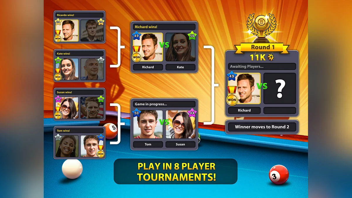 Скриншот из игры 8 Ball Pool - 13