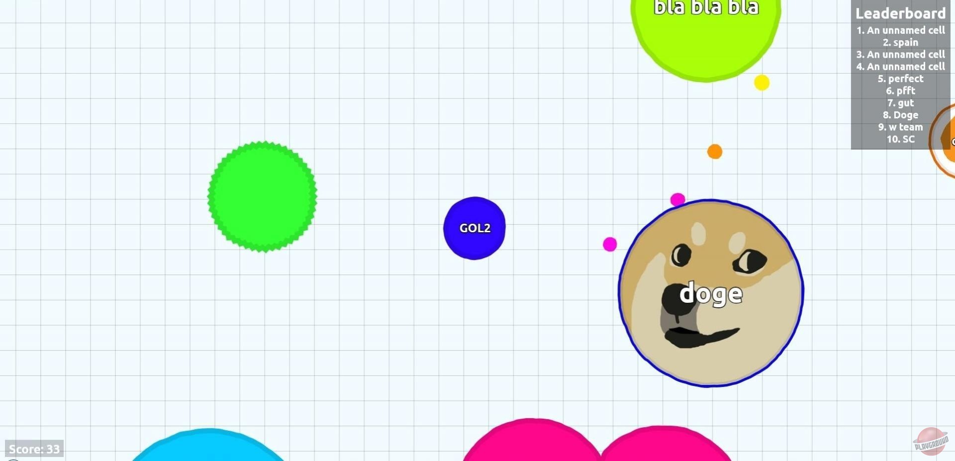 Скриншот из игры Agar.io - 9
