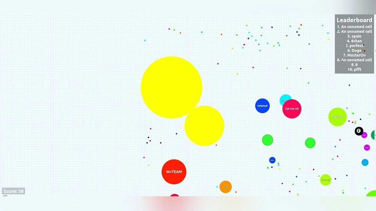 Скриншот из игры Agar.io - 8