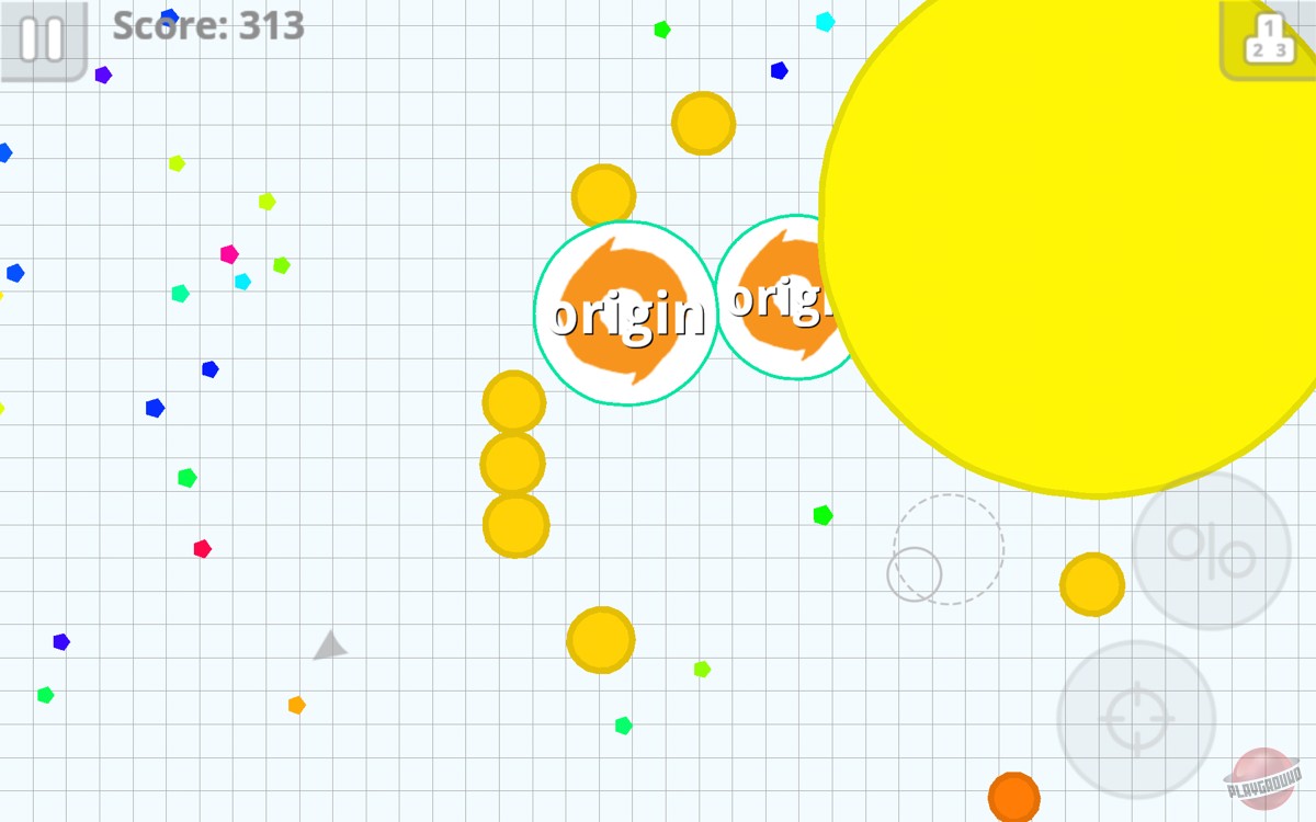 Скриншот из игры Agar.io - 2