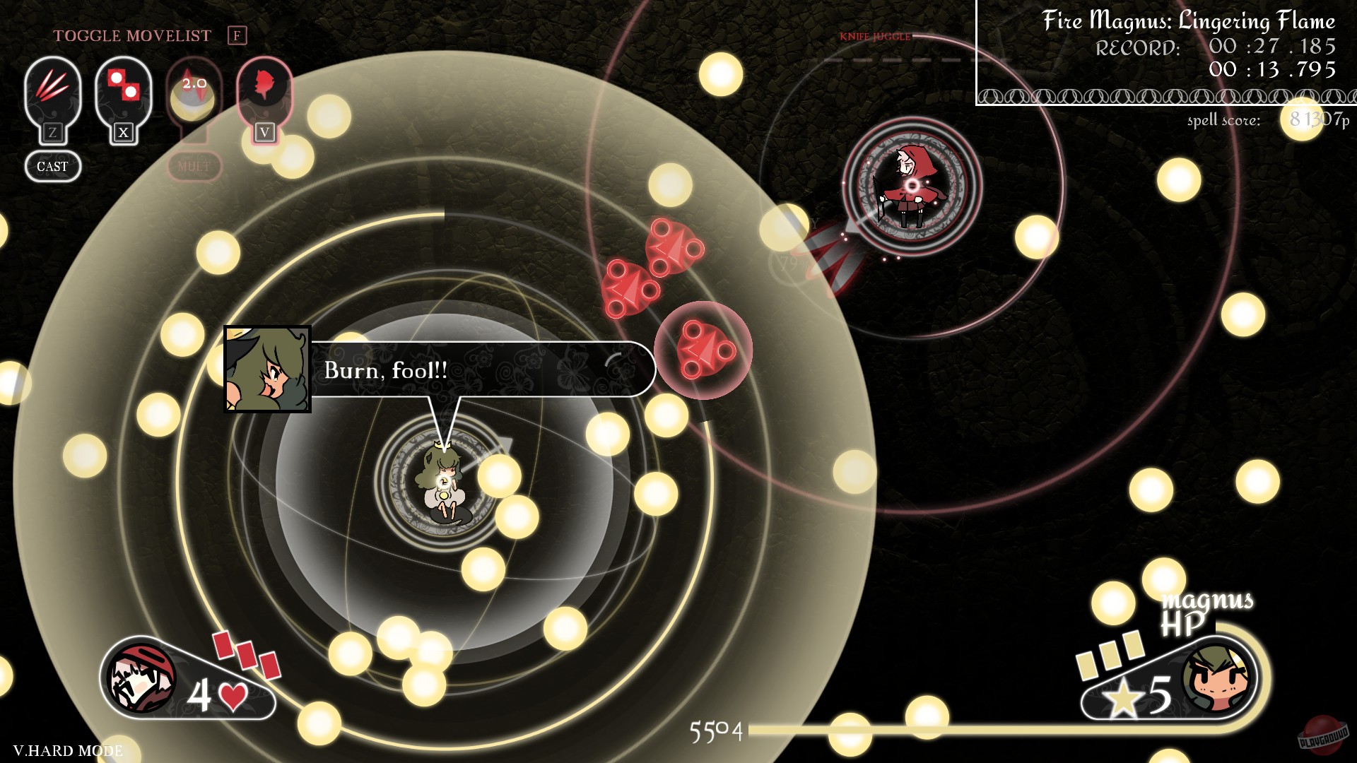 Скриншот из игры Maiden and Spell - 6