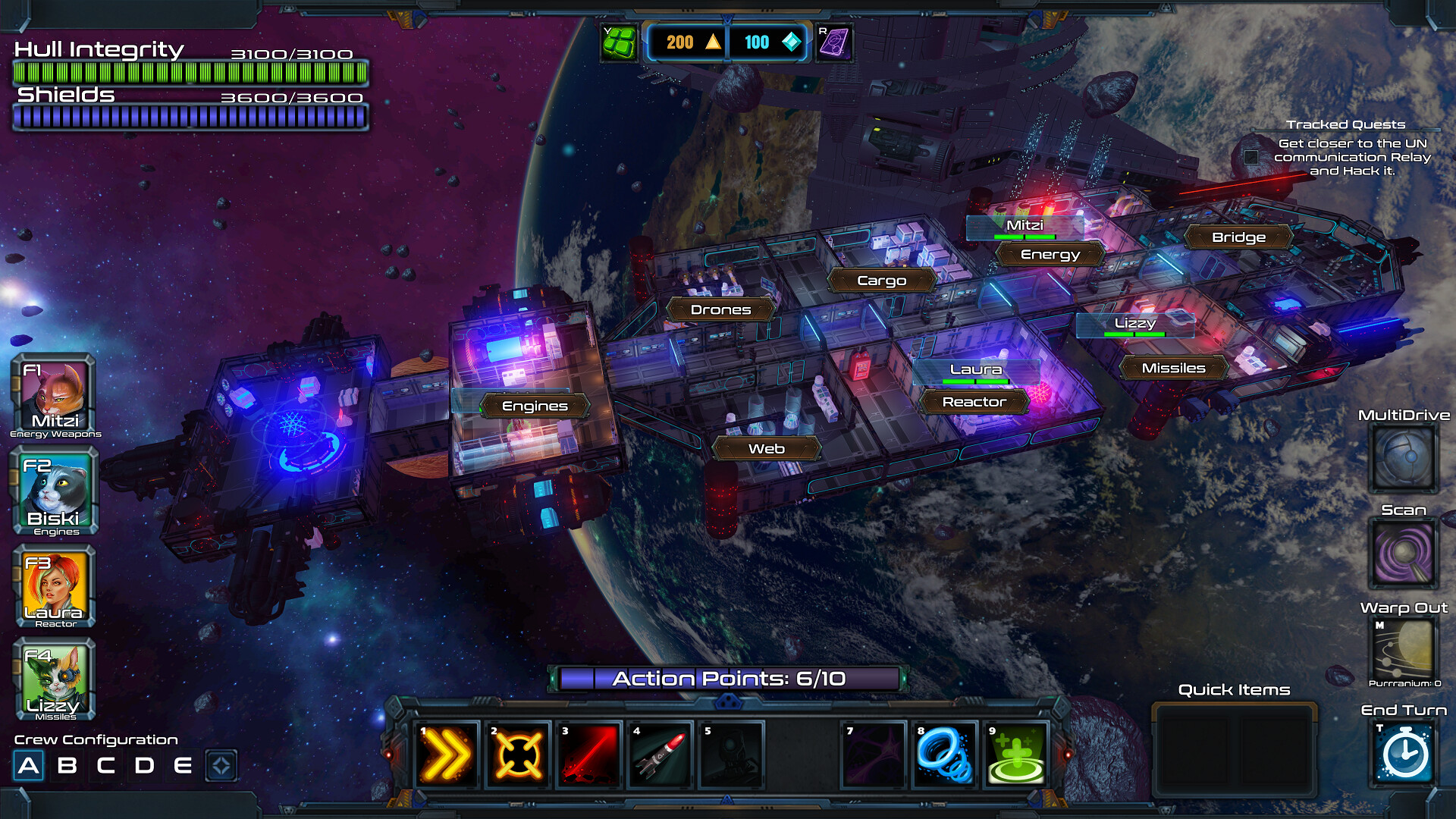 Скриншот из игры Space Cats Tactics - 13