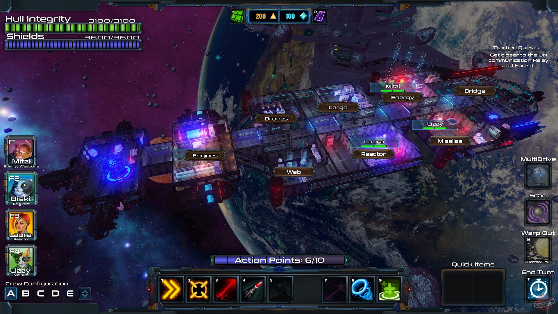 Скриншот из игры Space Cats Tactics - 4