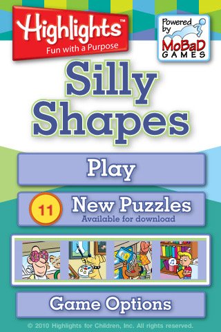 Скриншот из игры Highlights Silly Shapes - 5