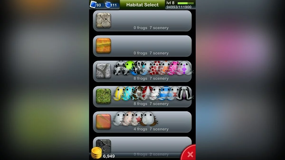 Скриншот из игры Pocket Frogs - 3
