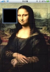 Обложка игры Mona Lisa Sliding Puzzle