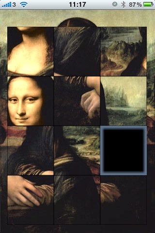 Скриншот из игры Mona Lisa Sliding Puzzle - 4