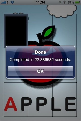 Скриншот из игры Word Sliding Puzzle - 2