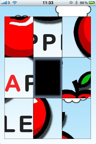 Скриншот из игры Word Sliding Puzzles - 2