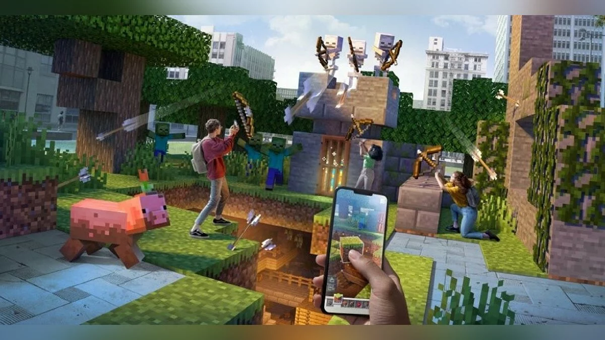Скриншот из игры Minecraft: Earth - 9