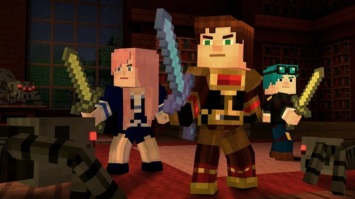 Скриншот из игры Minecraft: Story Mode - Episode 6: A Portal to Mystery - 2