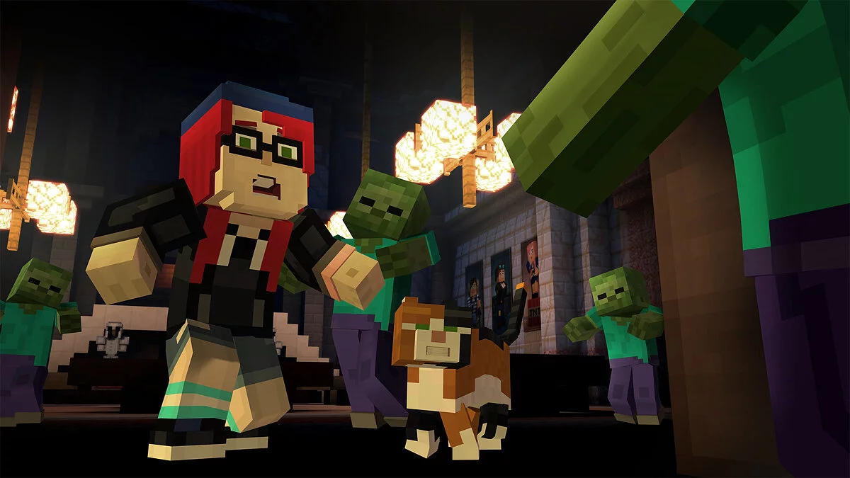 Скриншот из игры Minecraft: Story Mode - Episode 6: A Portal to Mystery - 3