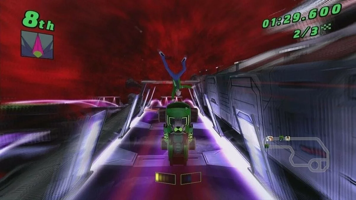 Скриншот из игры Ben 10 Galactic Racing - 9