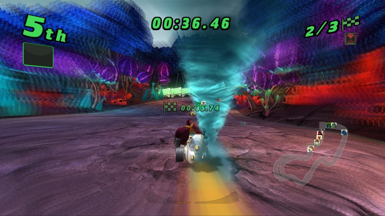 Скриншот из игры Ben 10 Galactic Racing - 57