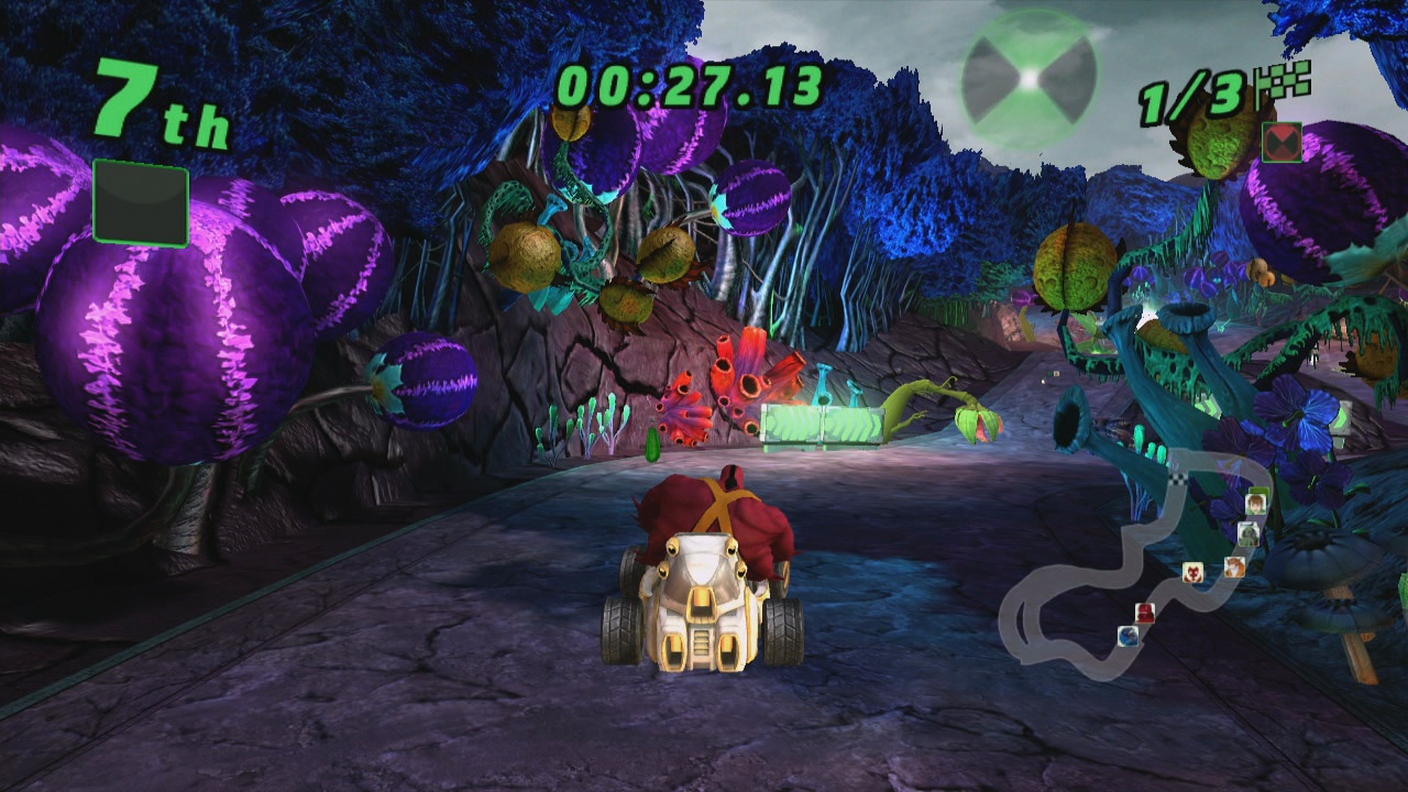 Скриншот из игры Ben 10 Galactic Racing - 58