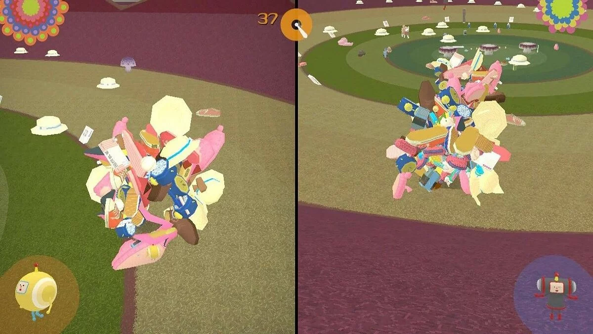 Скриншот из игры Katamari Damacy REROLL - 14