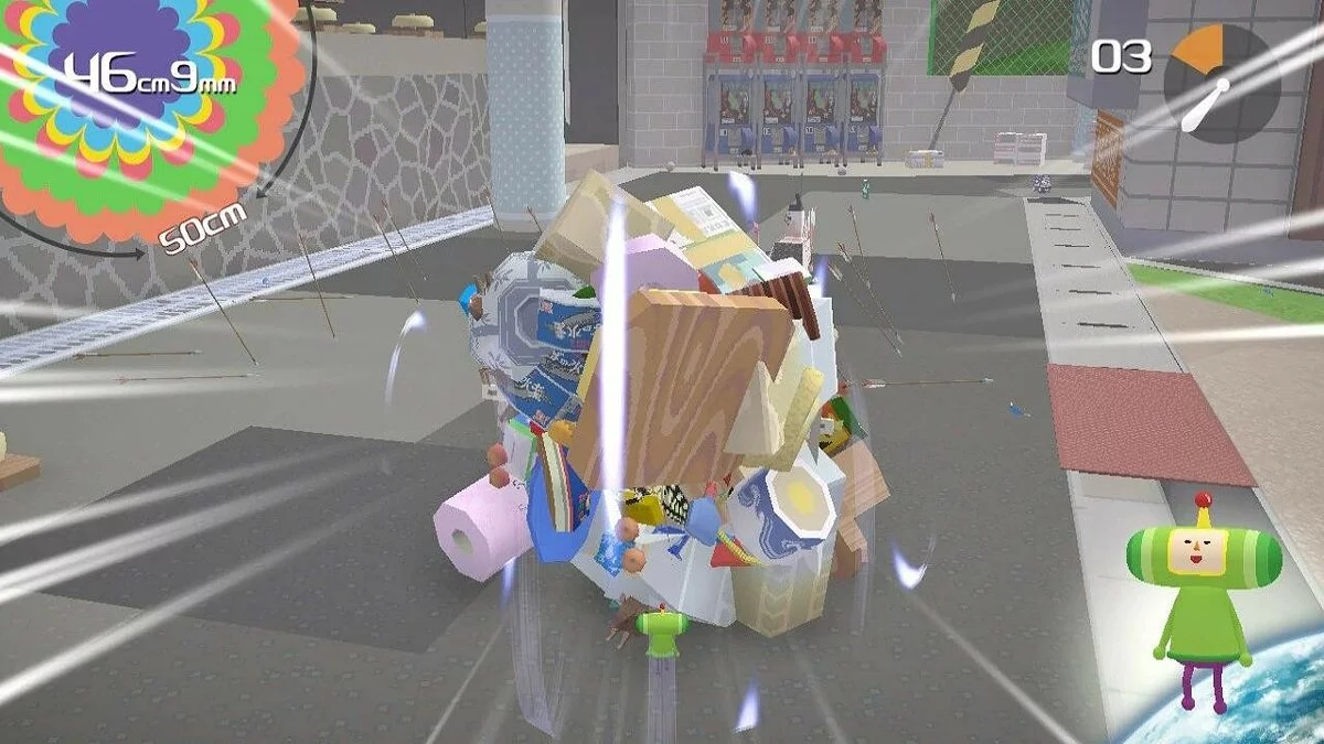 Скриншот из игры Katamari Damacy REROLL - 12