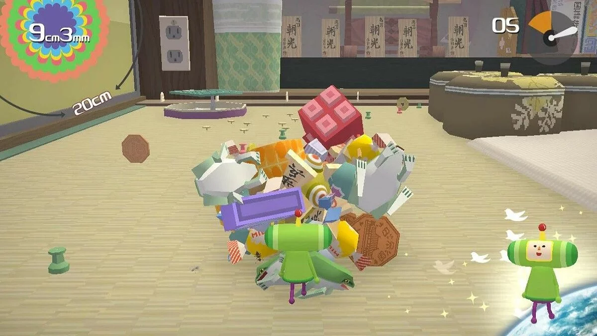 Скриншот из игры Katamari Damacy REROLL - 7