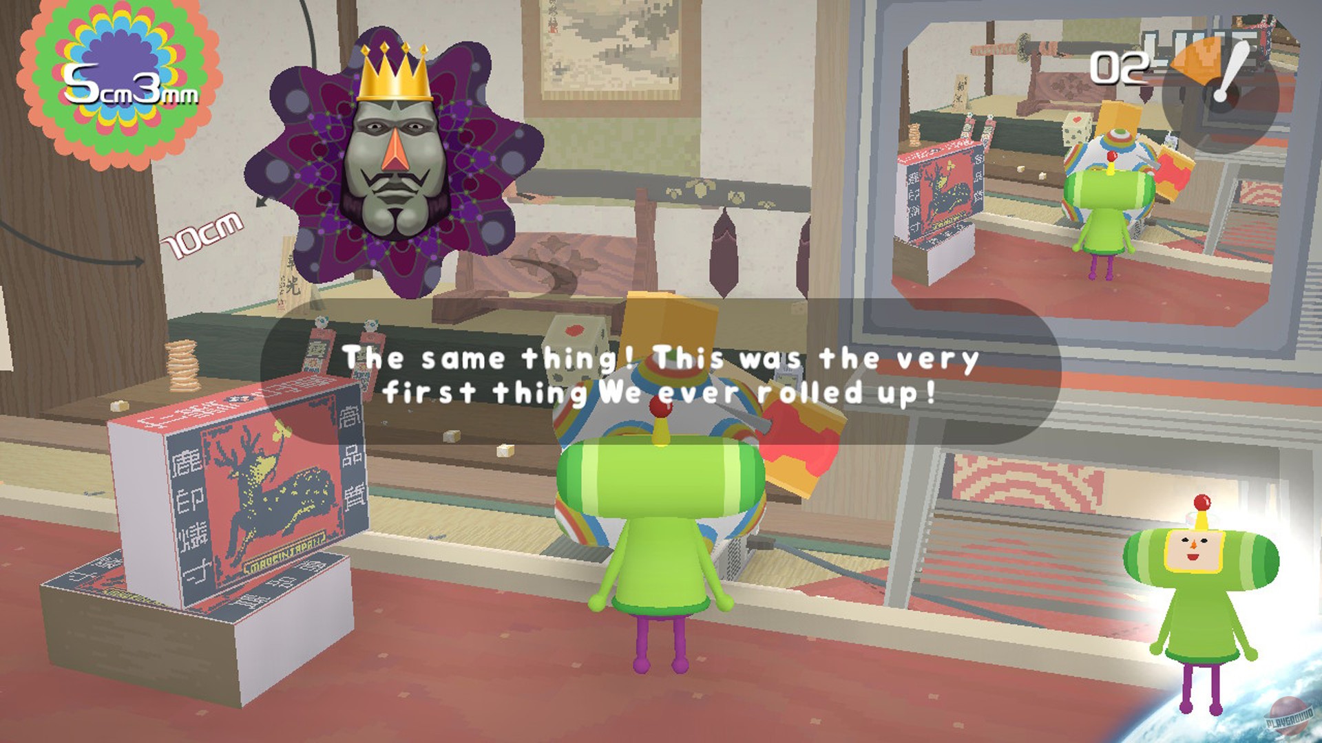 Скриншот из игры Katamari Damacy REROLL - 6