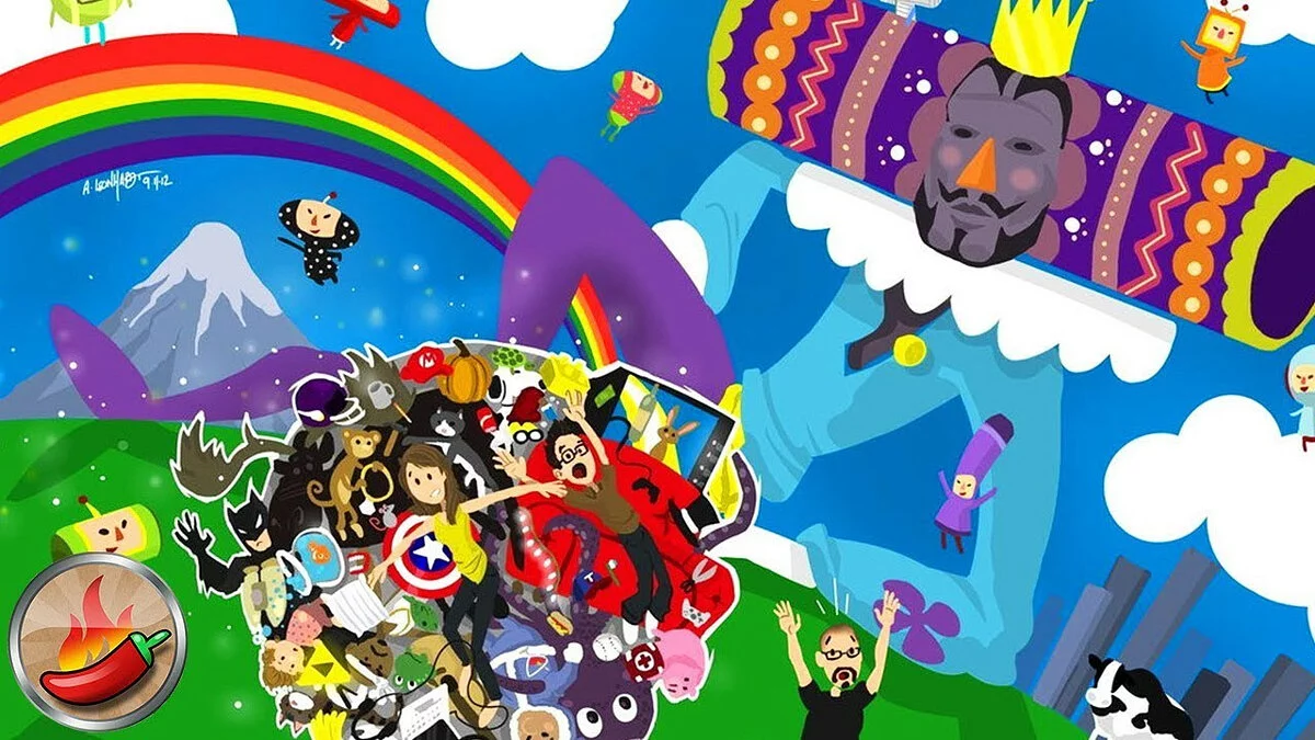 Скриншот из игры Katamari Damacy REROLL - 19