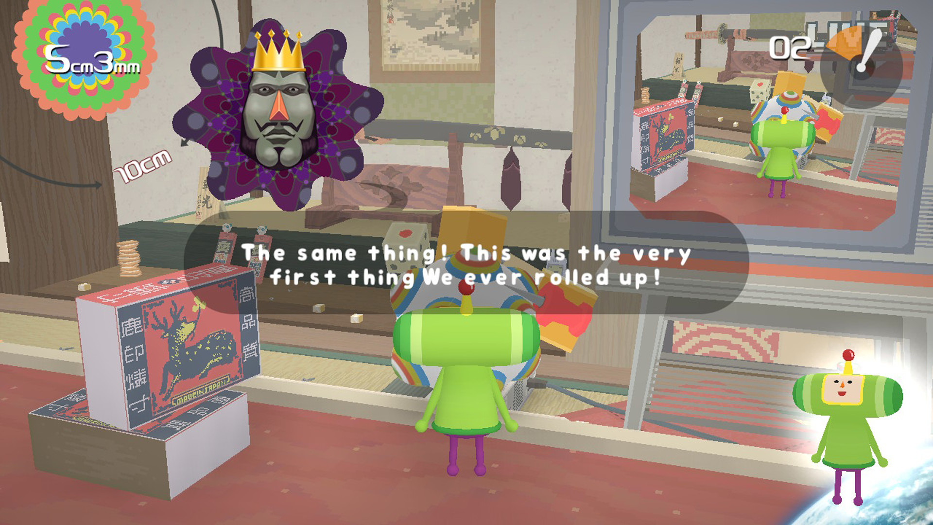 Скриншот из игры Katamari Damacy REROLL - 2