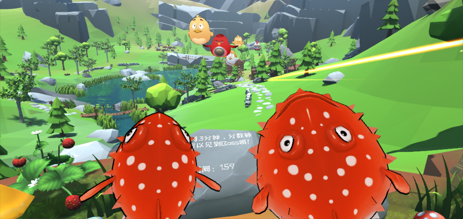 Скриншот из игры Flying Turkey - 1