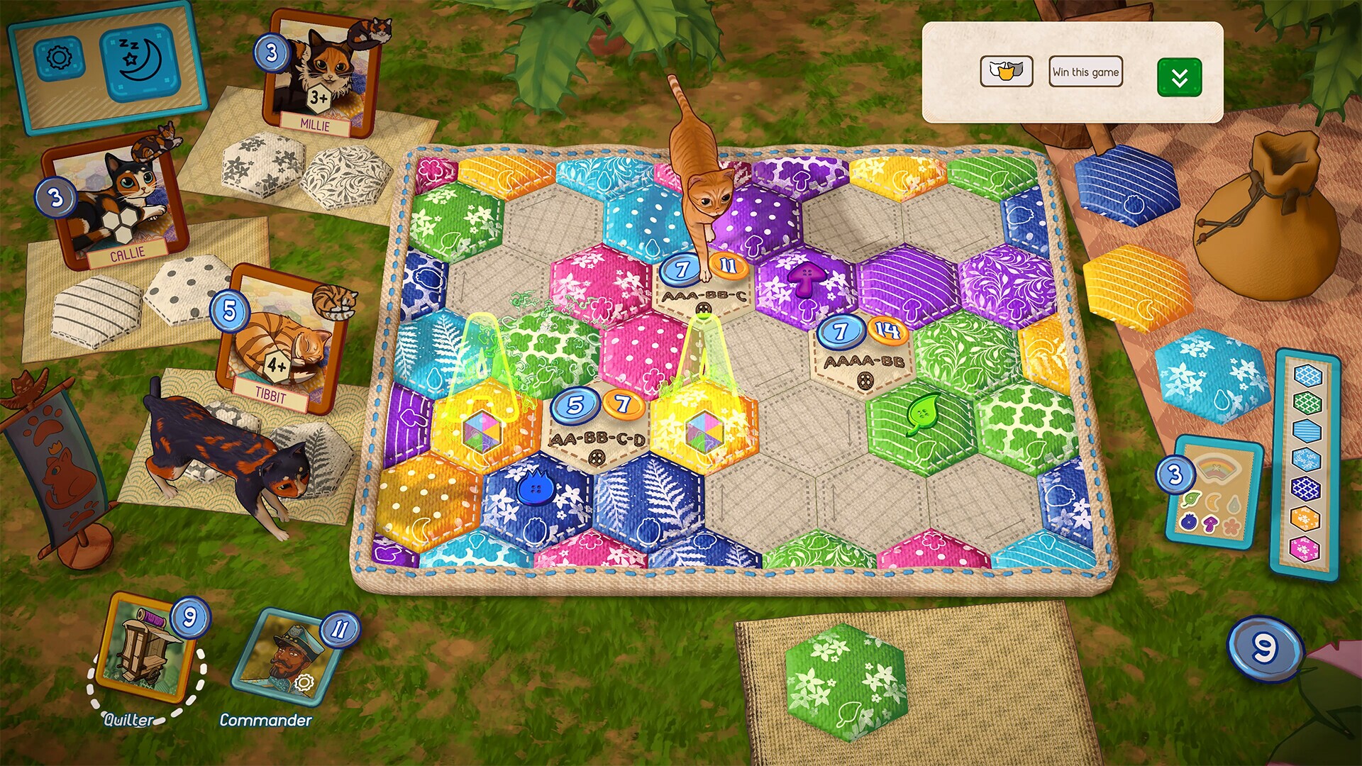 Скриншот из игры Quilts and Cats of Calico - 8