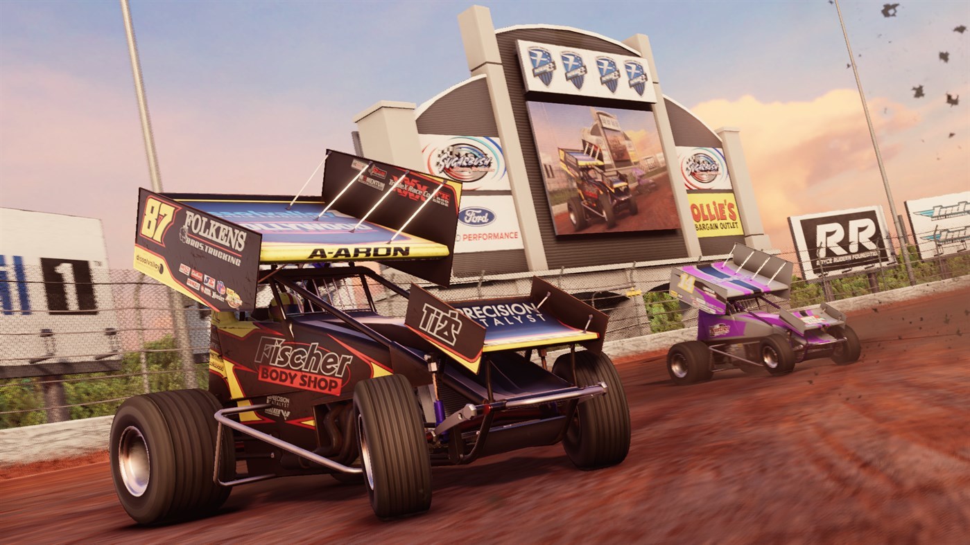 Скриншот из игры Tony Stewart's Sprint Car Racing - 12
