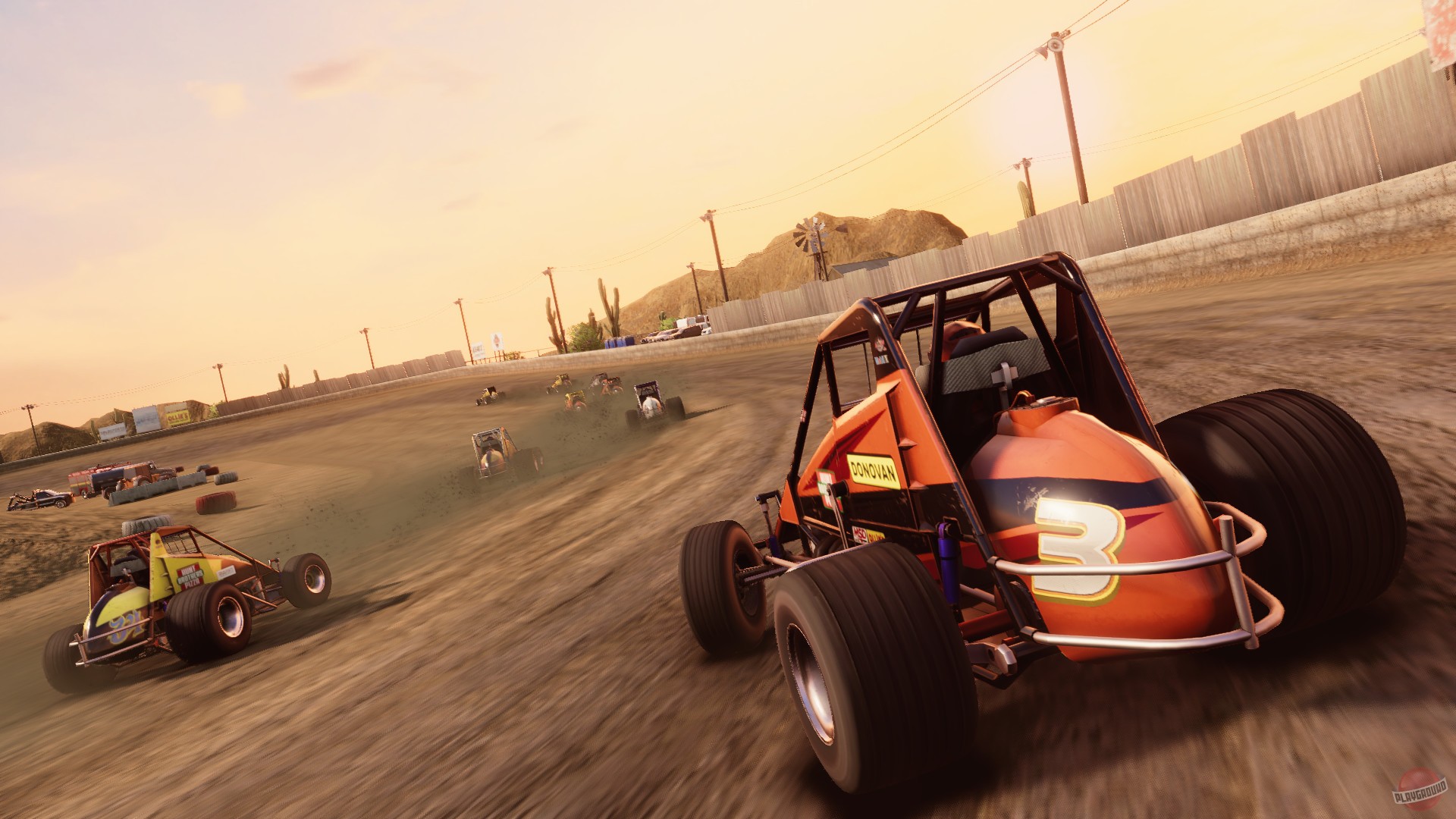 Скриншот из игры Tony Stewart's Sprint Car Racing - 10