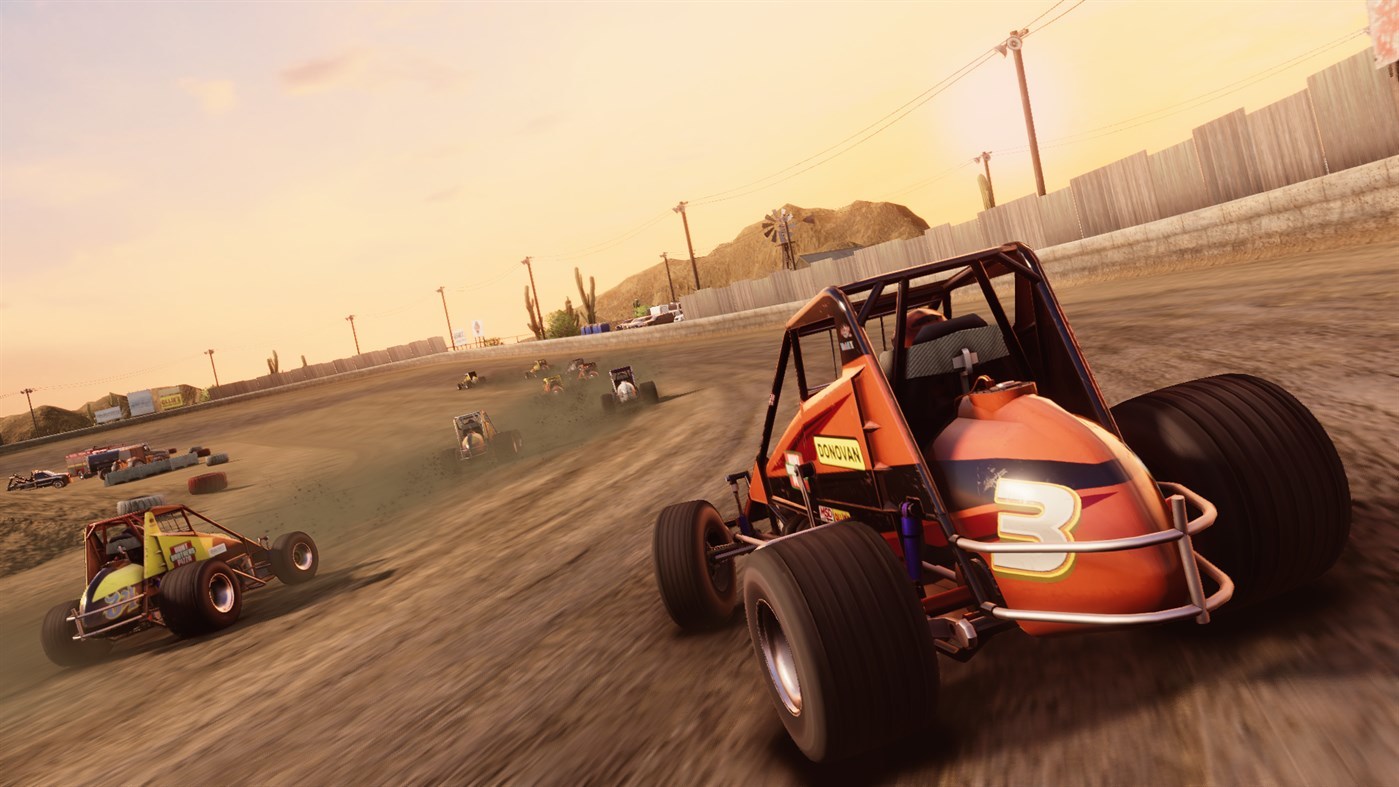 Скриншот из игры Tony Stewart's Sprint Car Racing - 9