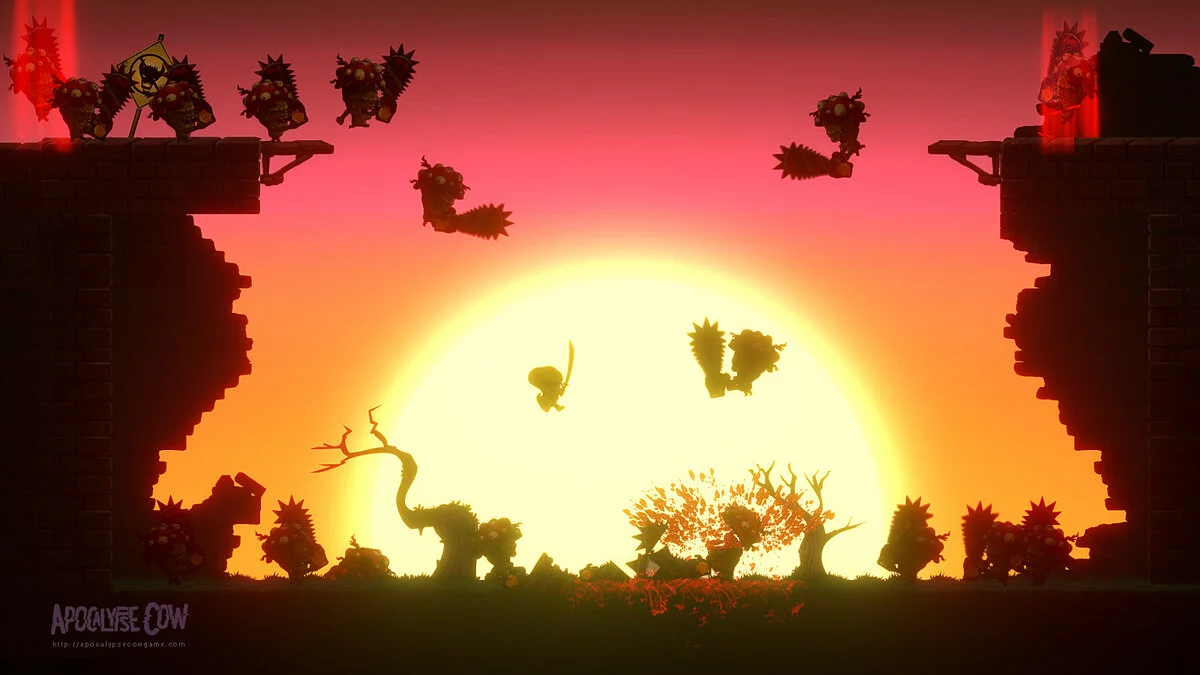 Скриншот из игры Apocalypse Cow - 19