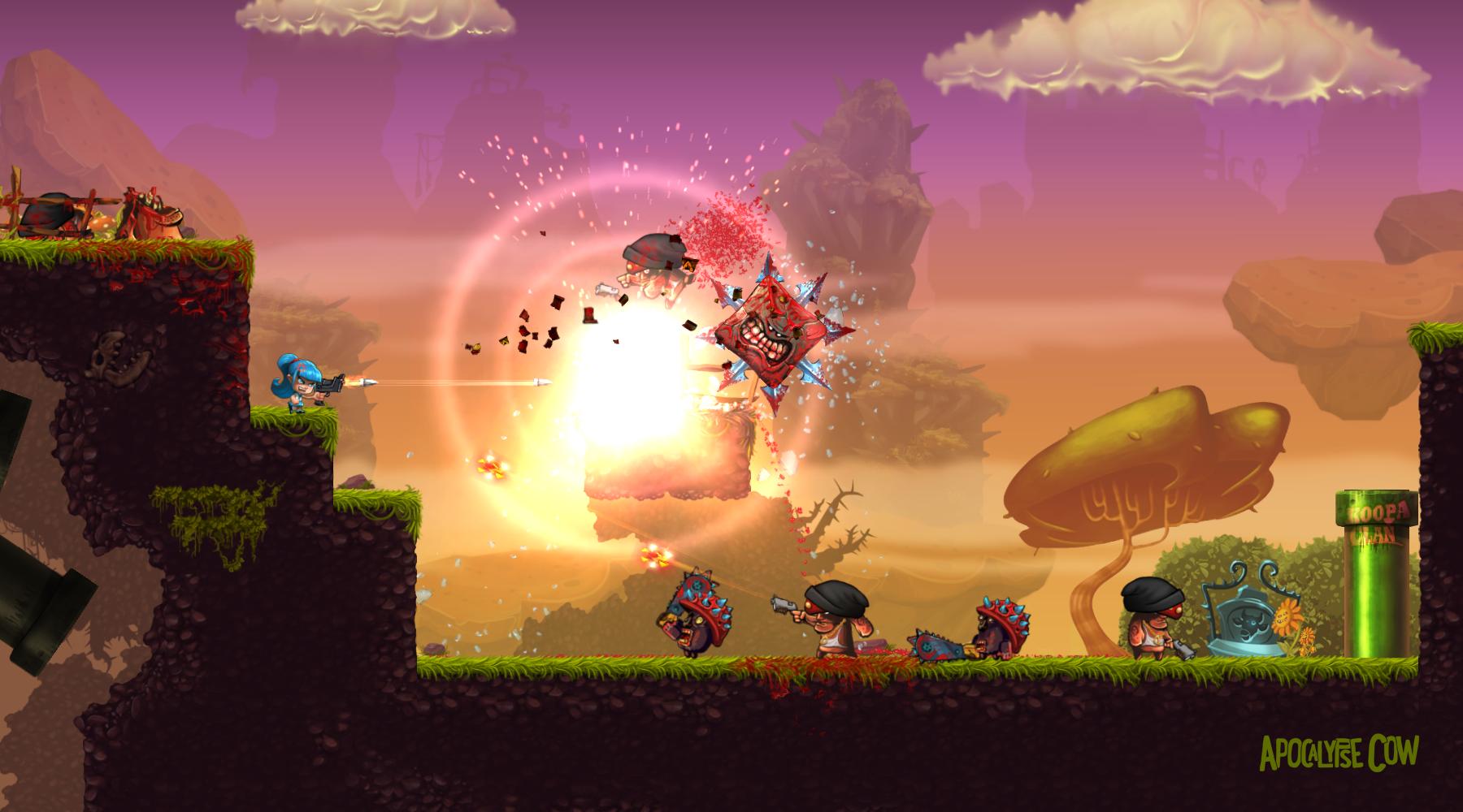 Скриншот из игры Apocalypse Cow - 2