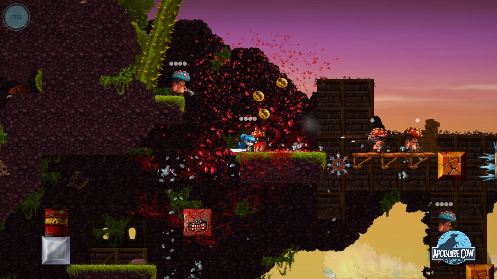 Скриншот из игры Apocalypse Cow - 4