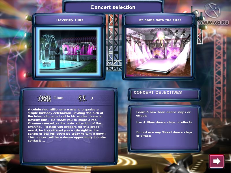 Скриншот из игры Fame Academy - 7