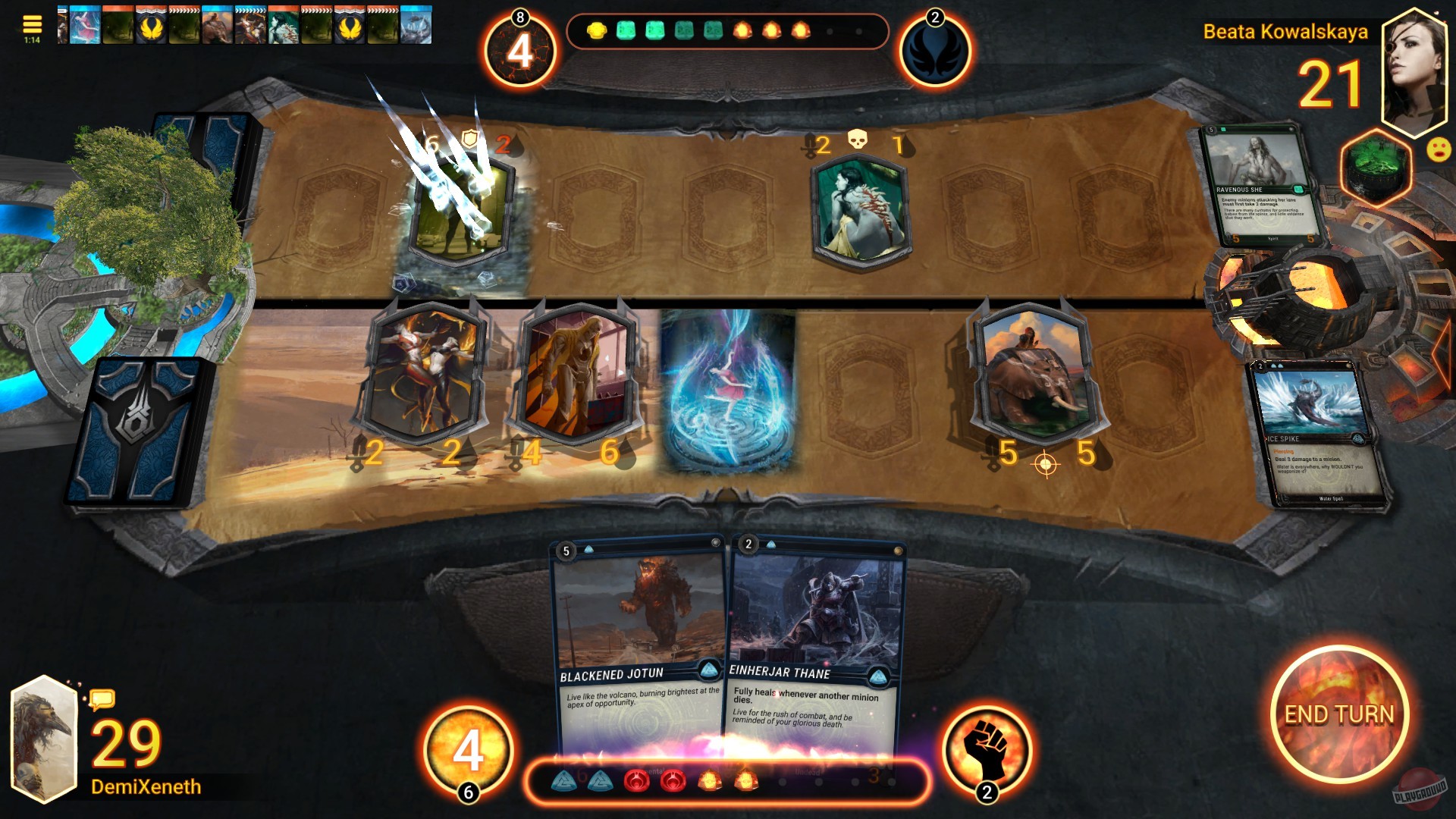 Скриншот из игры Mythgard - 3